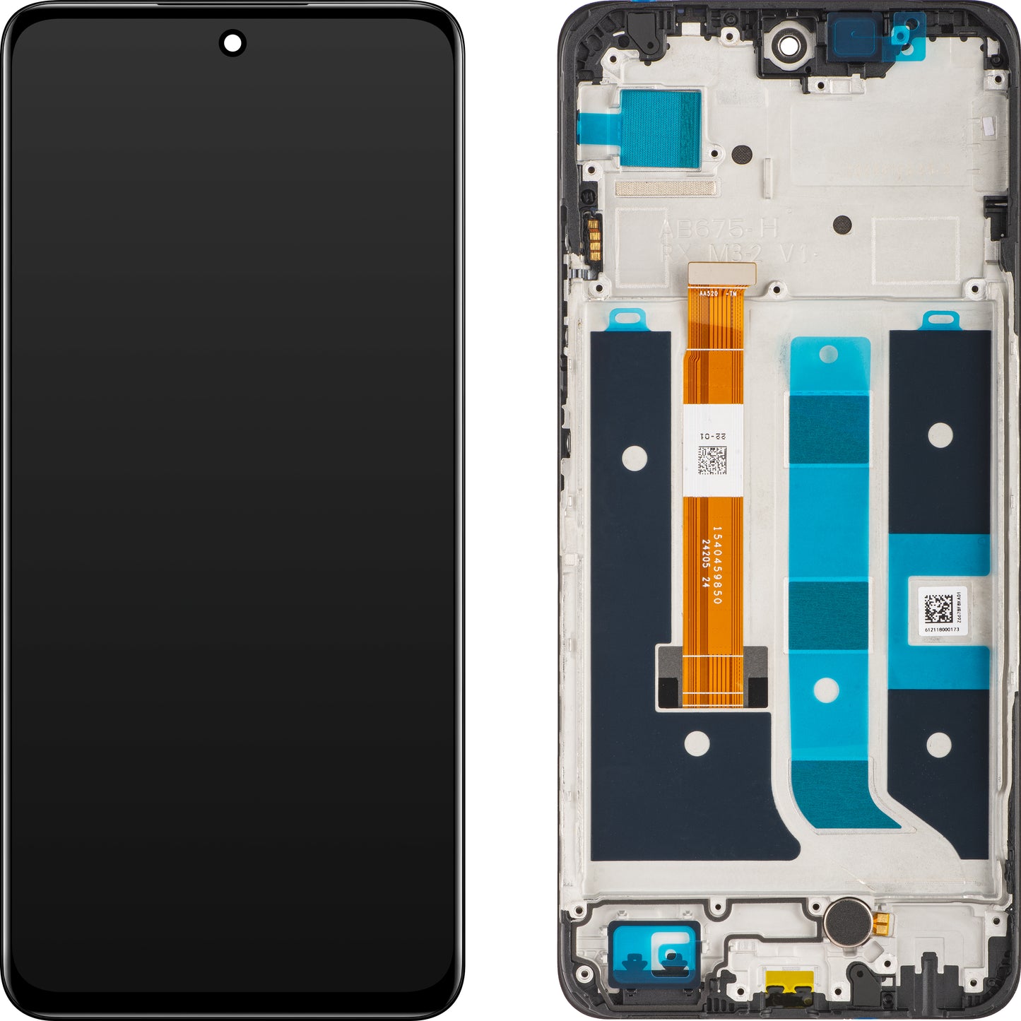 Écran tactile Realme 11 5G, avec cadre, noir nuit, Service Pack 621029000064