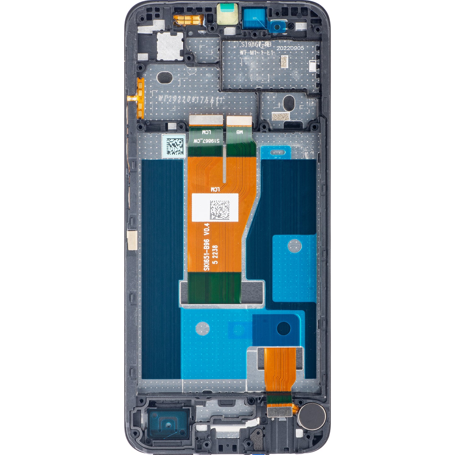 Écran tactile Realme C33, avec cadre, noir (Night Sea), Service Pack 4130336