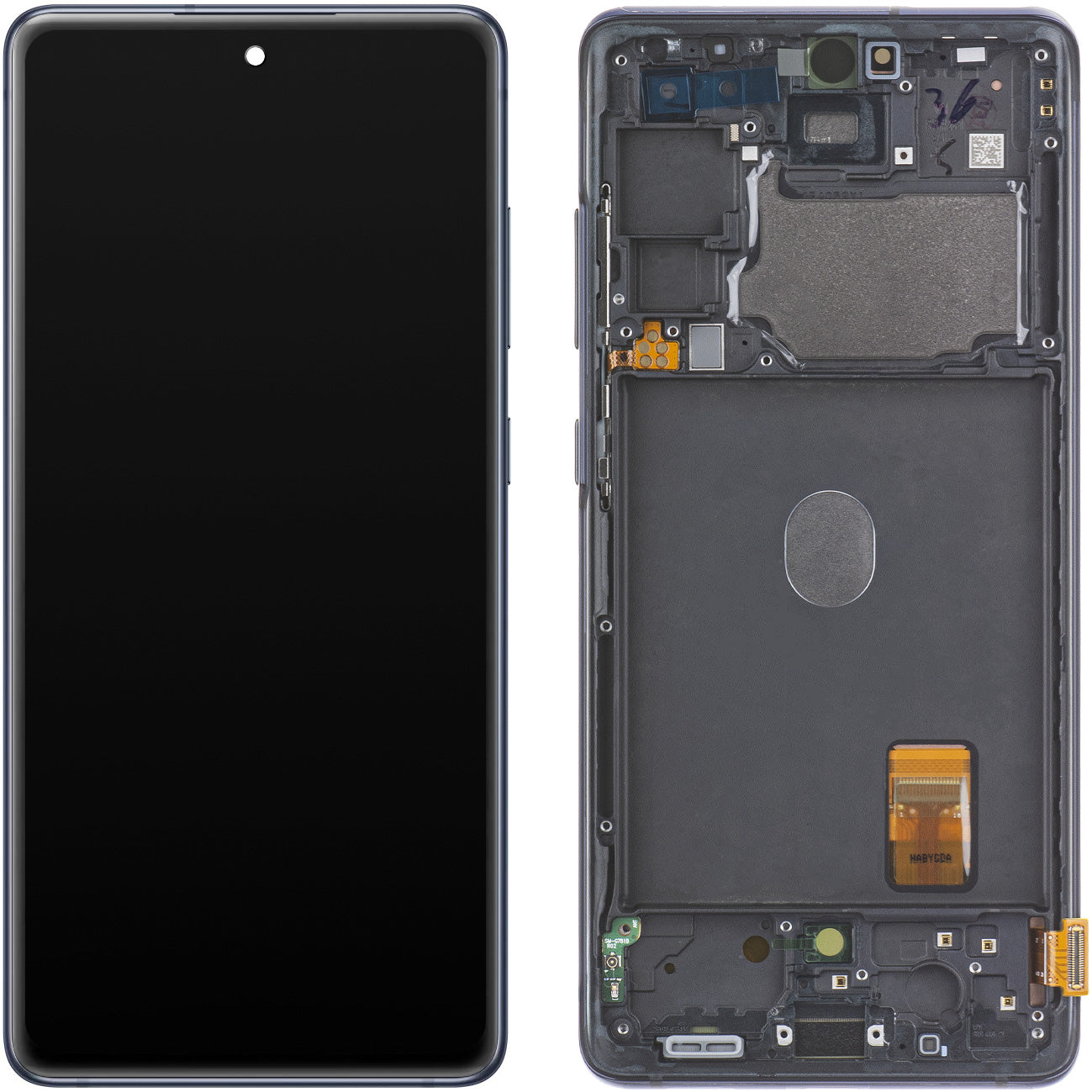 Display con Touchscreen Samsung Galaxy S20 FE 5G G781, con Cornice, Blu scuro, Swap GH82-24214A