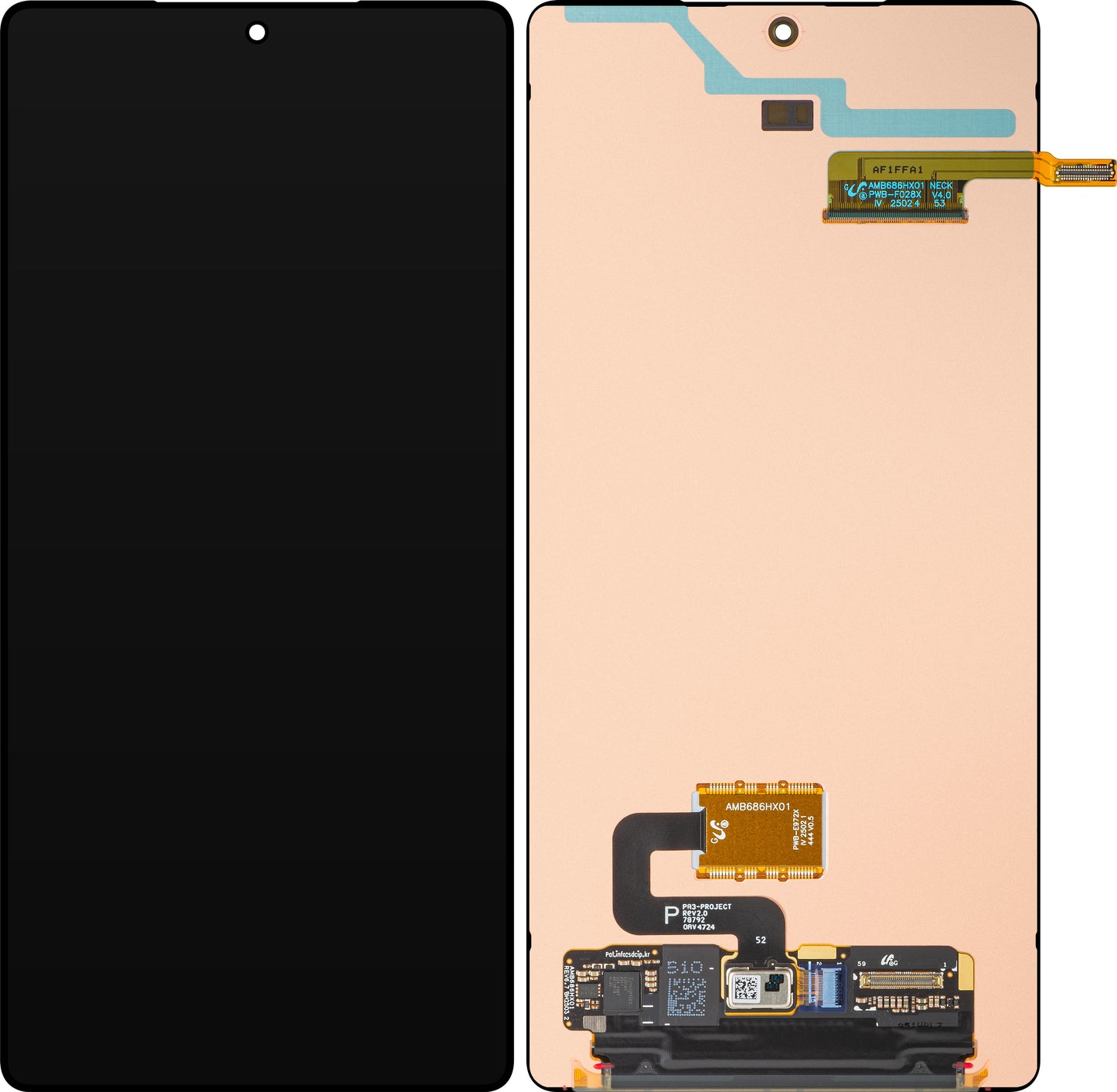 Display con Touchscreen Samsung Galaxy S25 Ultra S938, Service Pack GH82-36588A