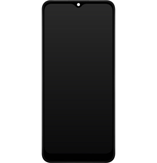 Touchscreen Display Samsung Galaxy A03s A037, mit Rahmen, Version G, Schwarz, Service Pack GH81-21233A