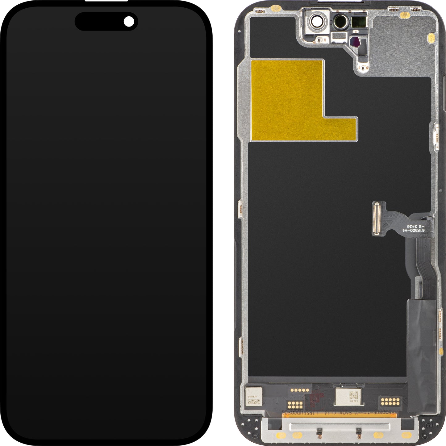 Écran tactile ZY pour Apple iPhone 14 Pro, avec cadre, version LCD In-Cell IC mobile, noir