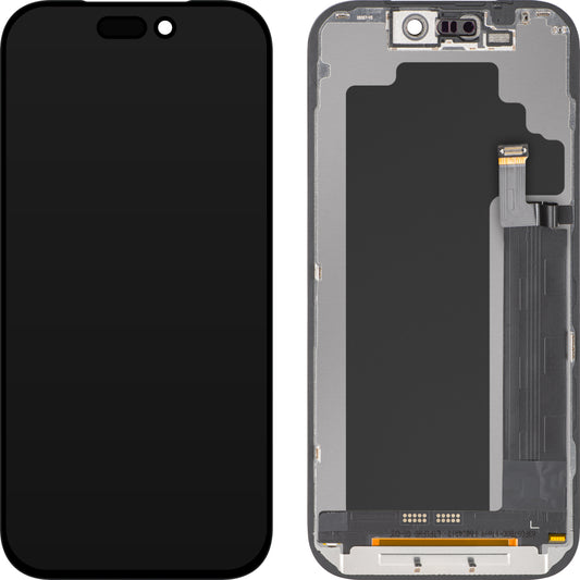 Écran avec Touchscreen ZY pour Apple iPhone 17 Pro, avec Cadre, Version LCD In-Cell IC Movable, Noir