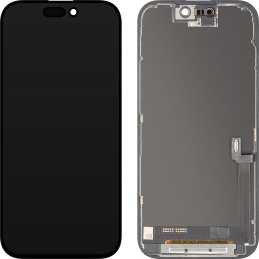Display con Touchscreen ZY per Apple iPhone 17, con Cornice, Versione LCD In-Cell IC Movable, Nero
