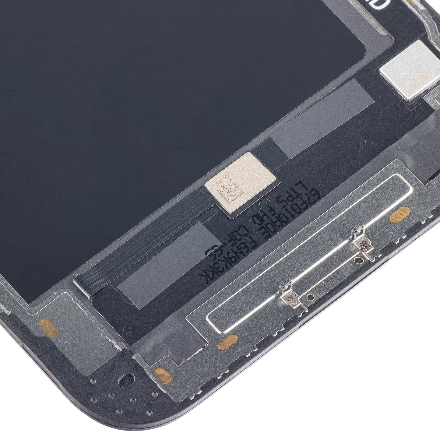 ZY Écran tactile pour Apple iPhone 12 Pro Max, avec cadre, In-Cell IC Movable LCD Version, Noir