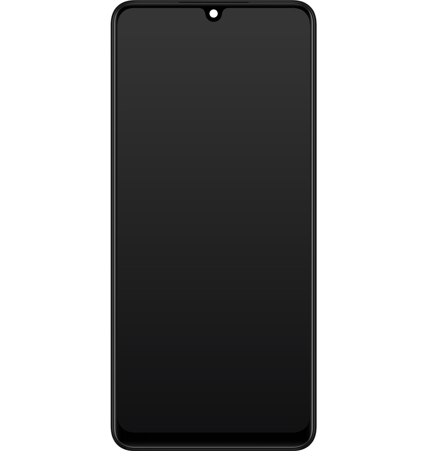 Touchscreen Display Samsung Galaxy A22 A225, mit Rahmen, Schwarz, Service Pack GH82-25944A