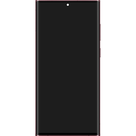 Samsung Galaxy S22 Ultra 5G S908 Display touchscreen Samsung Galaxy S22 Ultra 5G S908, con cornice, ciliegia, Service Pack GH82-27488B
