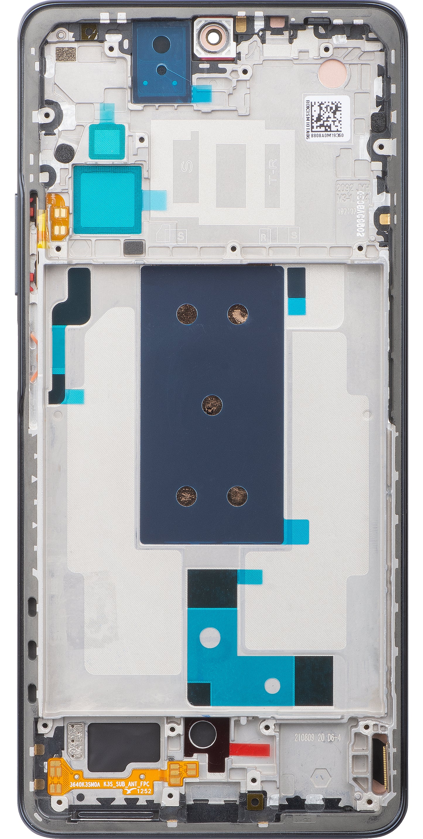 Xiaomi 11T Pro Touchscreen Display, mit Rahmen, Grau, Service Pack 5600030K3S00