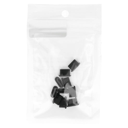 Tappo Antipolvere Porta Telefono OEM, USB-C, Set 10 pezzi, Nero