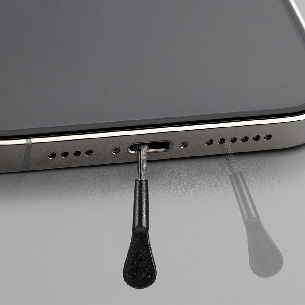 Staubschutzkappe Telefonanschluss Techsuit AD1, USB-C, 4er Set, Schwarz