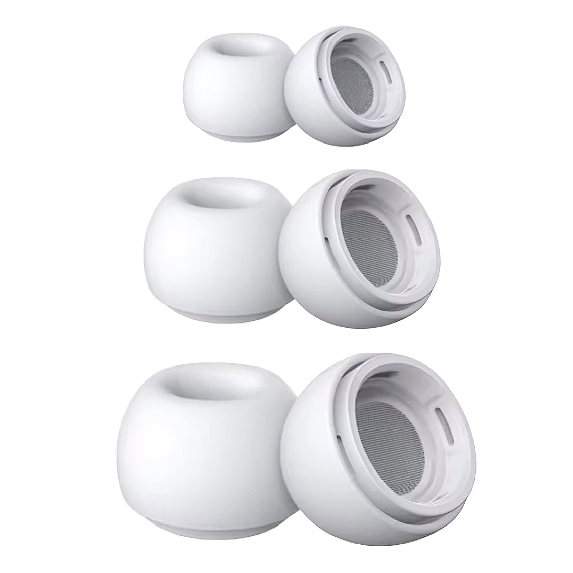 Tech-Protect Ohrstöpsel für Apple AirPods Pro Serie, Größe S / M / L, Weiß