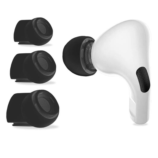 Embouts Tech-Protect pour Apple AirPods Pro Series, Taille S / M / L, Noirs