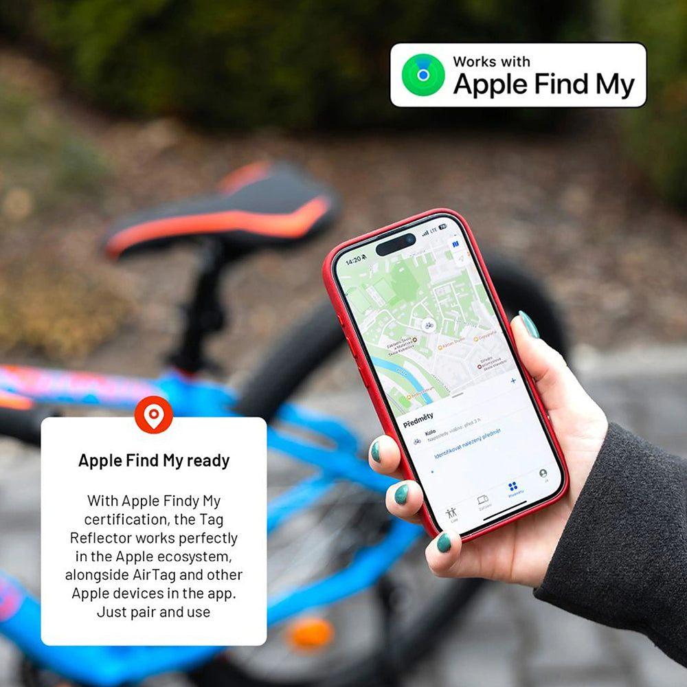 Fixed SmartTag Bike per Serie iOS, Nero