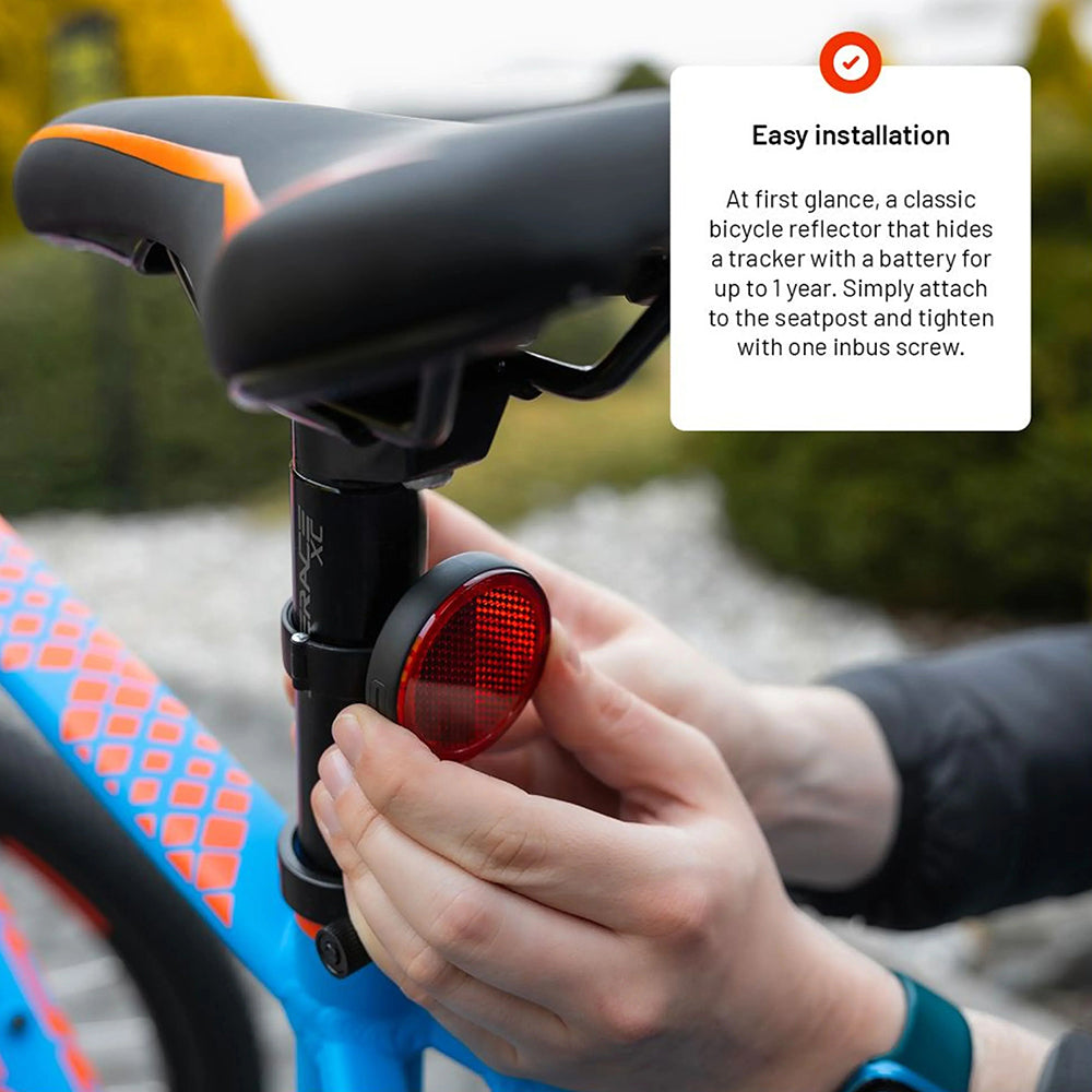 Fixed SmartTag Bike per Serie iOS, Nero