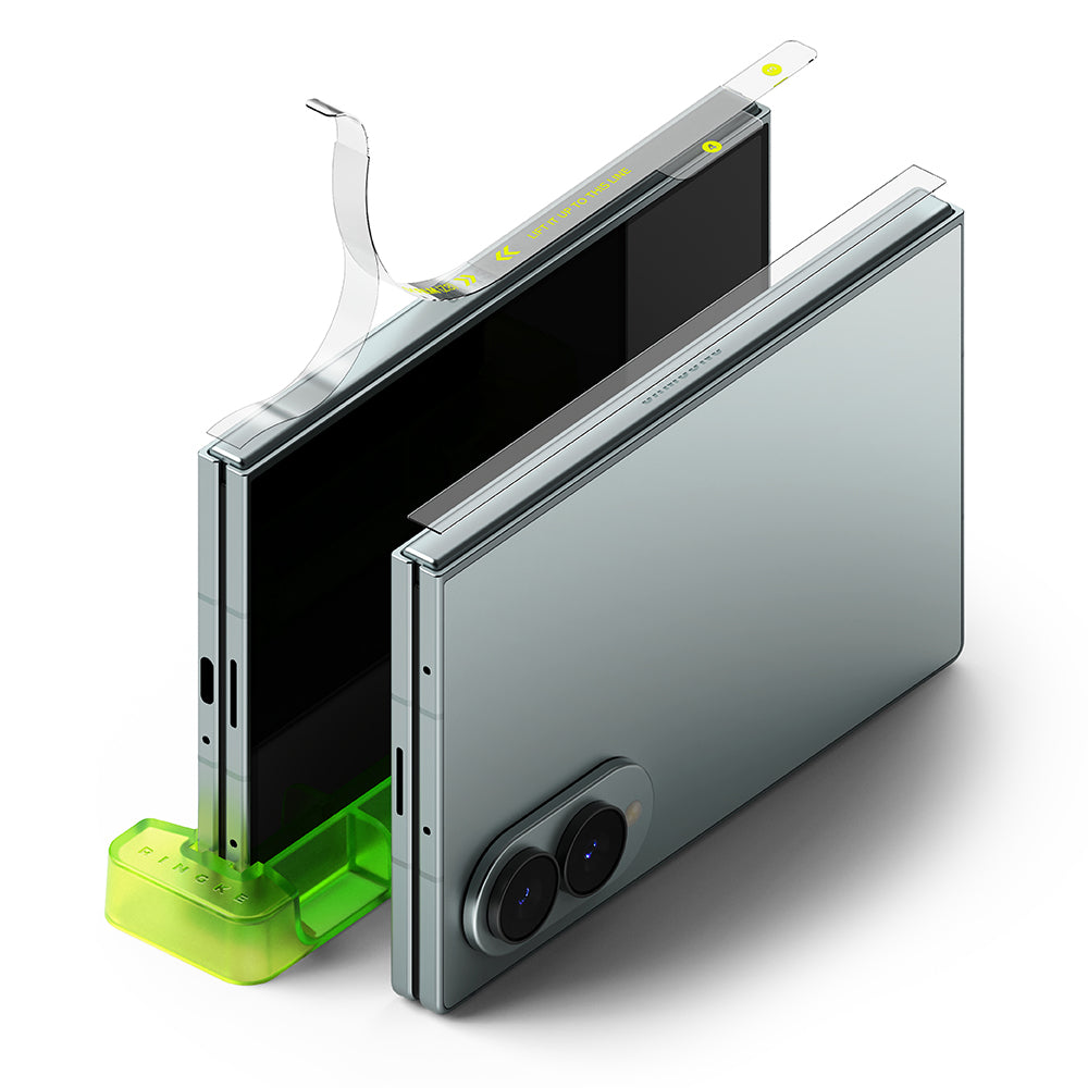 Schutzfolie Ringke Dual Easy Scharnier für Samsung Galaxy Z Fold8 F971, Kunststoff, 2er-Set