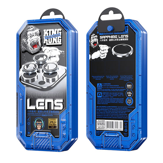 Film protecteur de la couverture arrière de l'appareil photo Wekome WTPC-008 pour Apple iPhone 15 Pro, protégé par du verre, or