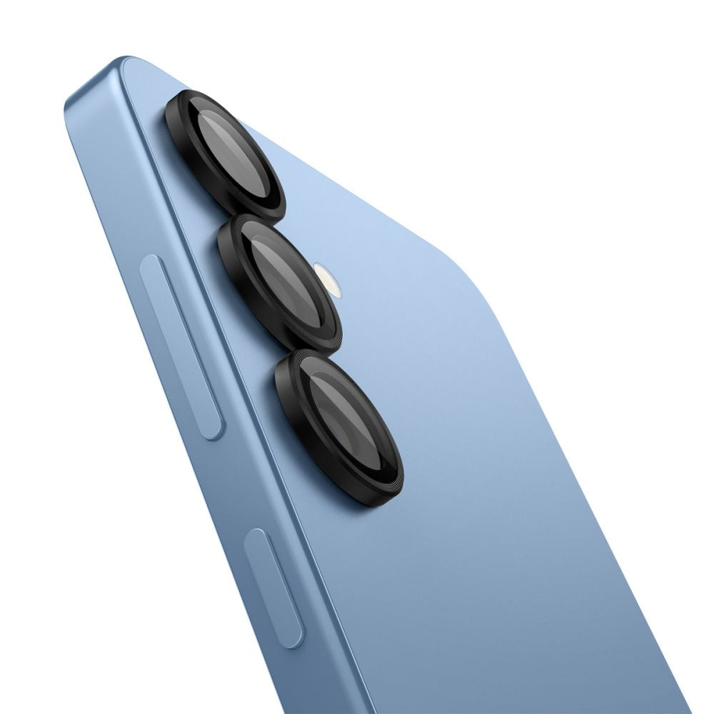 Pellicola Protettiva Posteriore Spigen GlastR EZ FIT Optik Pro HD per Samsung Galaxy S25+ S936, Vetro Temperato, Set 2 pezzi, Nera AGL09088