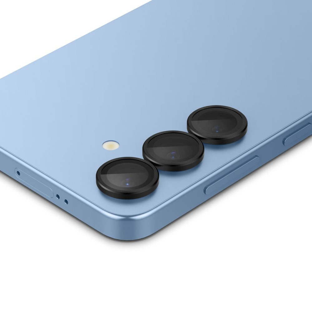 Pellicola Protettiva Posteriore Spigen GlastR EZ FIT Optik Pro HD per Samsung Galaxy S25+ S936, Vetro Temperato, Set 2 pezzi, Nera AGL09088