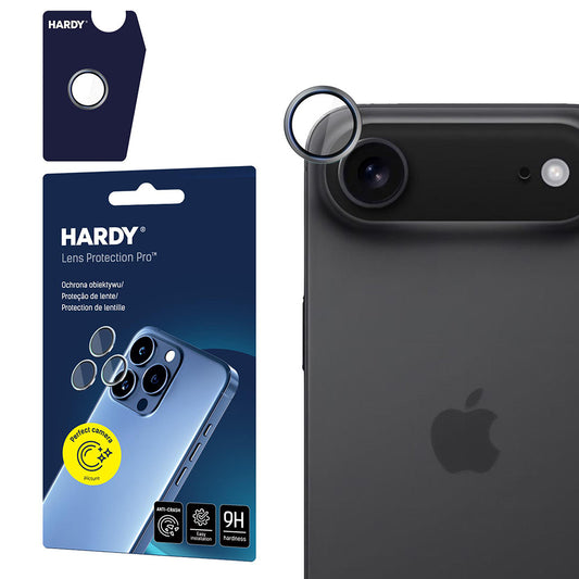 Film de protection Caméra Arrière 3MK Hardy Protection Pro pour Apple iPhone 17 Air, Verre Trempé, Gris