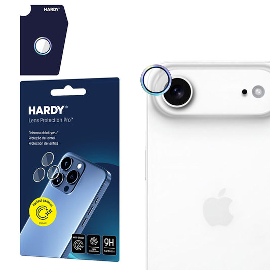 Film de protection Caméra Arrière 3MK Hardy Protection Pro pour Apple iPhone 17 Air, Verre Trempé, Multicolore