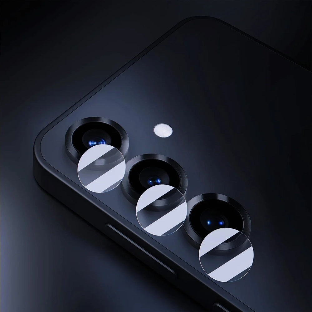 Film de protection pour caméra arrière 3MK Protection pour Samsung Galaxy S25 FE, Verre Trempé, Lot de 4 pièces, Transparent