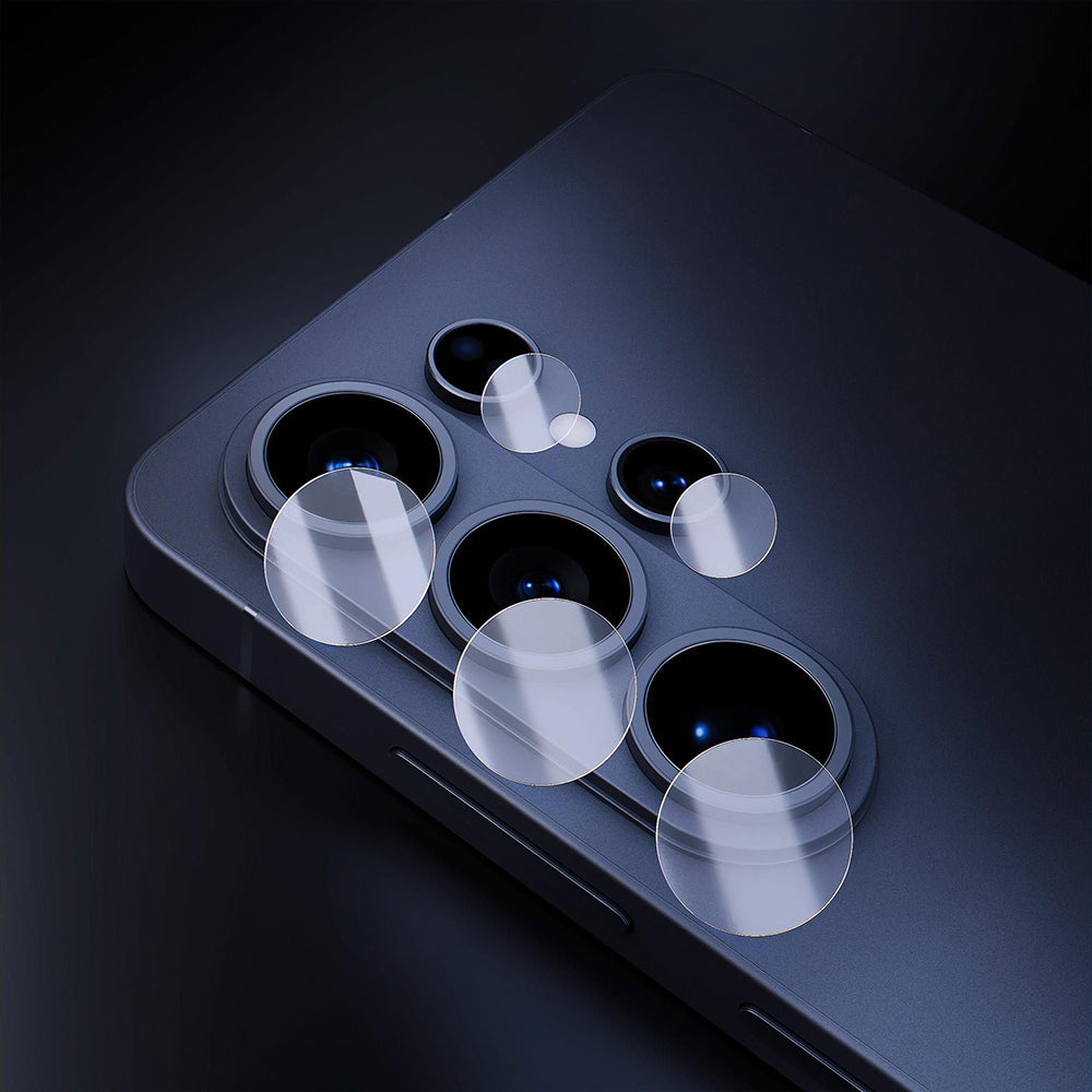 Schutzfolie Rückkamera 3MK Protection für Samsung Galaxy S26 Ultra S948, Gehärtetes Glas, Set 4 Stück, Transparent