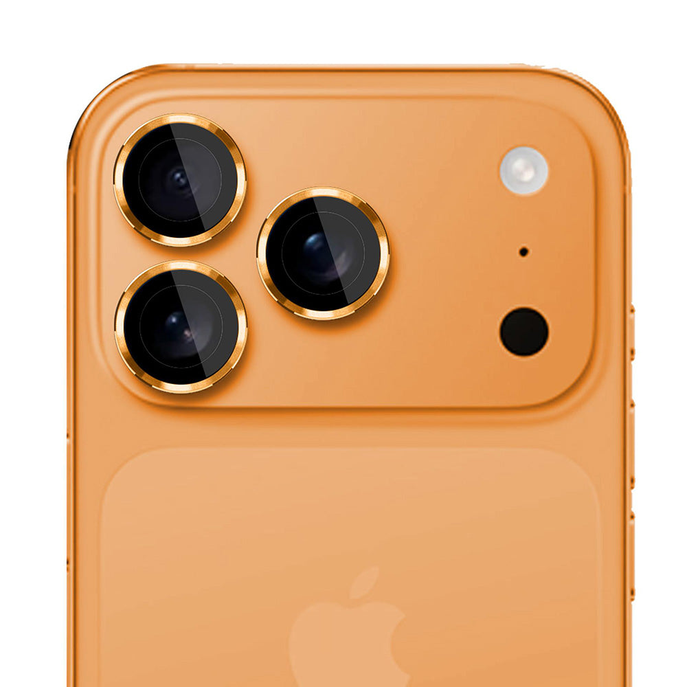 Pellicola Protettiva Posteriore Camera 3MK Protection Pro per Apple iPhone 17 Pro Max / 17 Pro, Vetro Temperato, Arancione