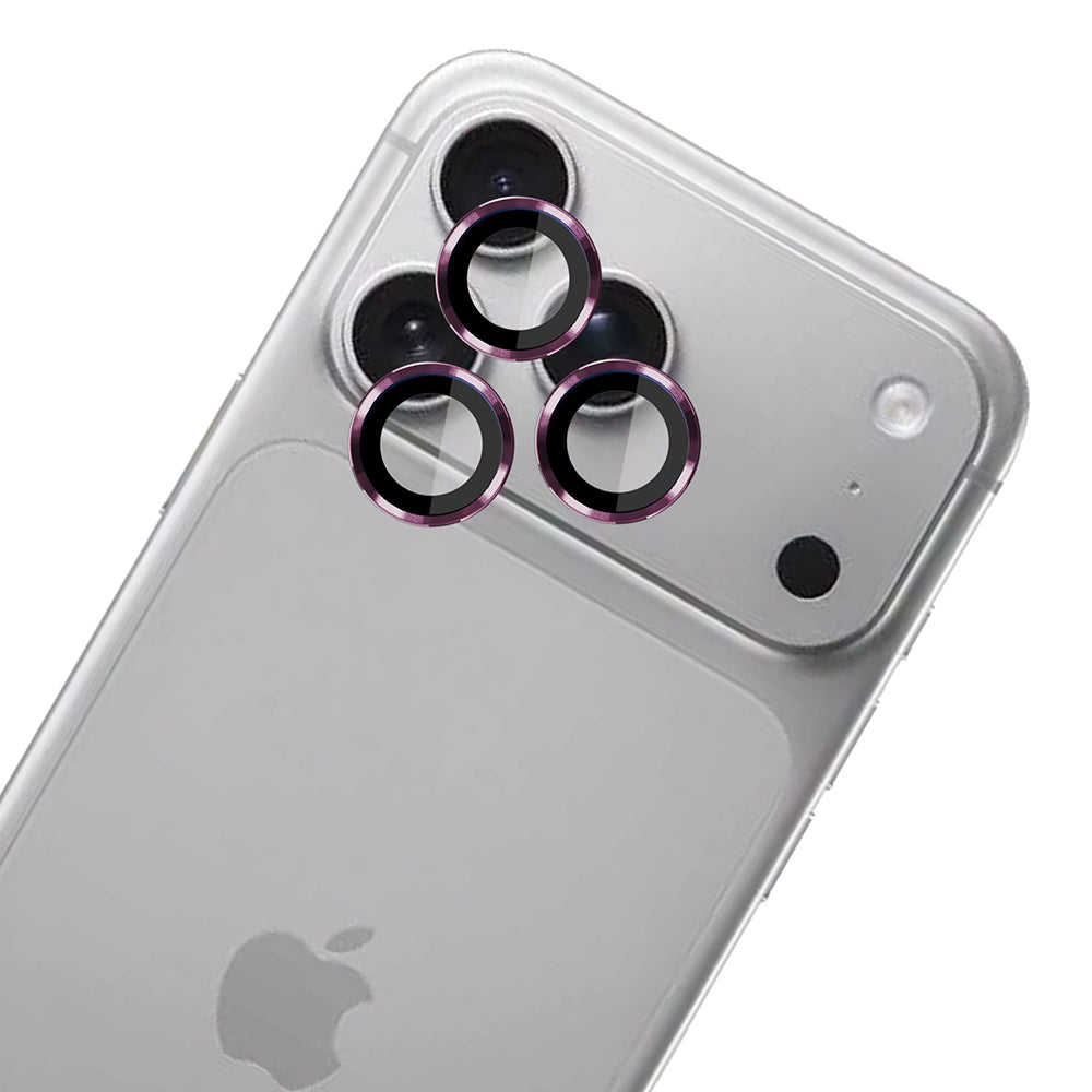 Pellicola protettiva per fotocamera posteriore 3MK Protection Pro per Apple iPhone 18 Pro / 18 Pro Max, vetro temperato, bordeaux