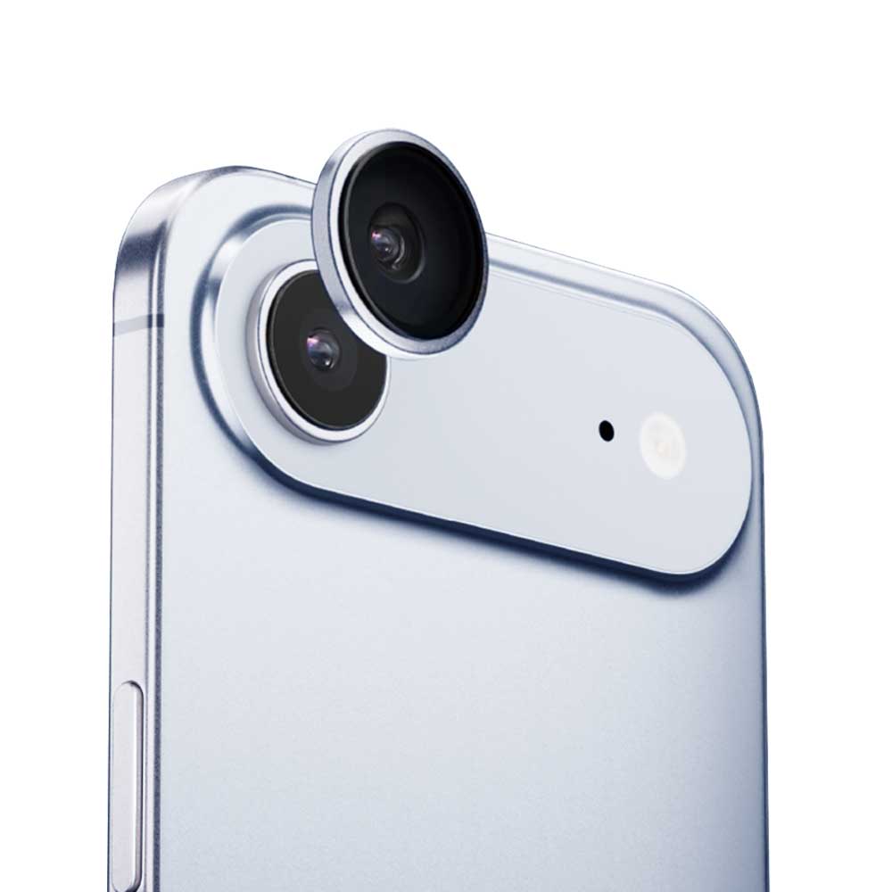 Pellicola protettiva Anank AR per fotocamera posteriore Apple iPhone 17 Air, Vetro Temperato, Blu