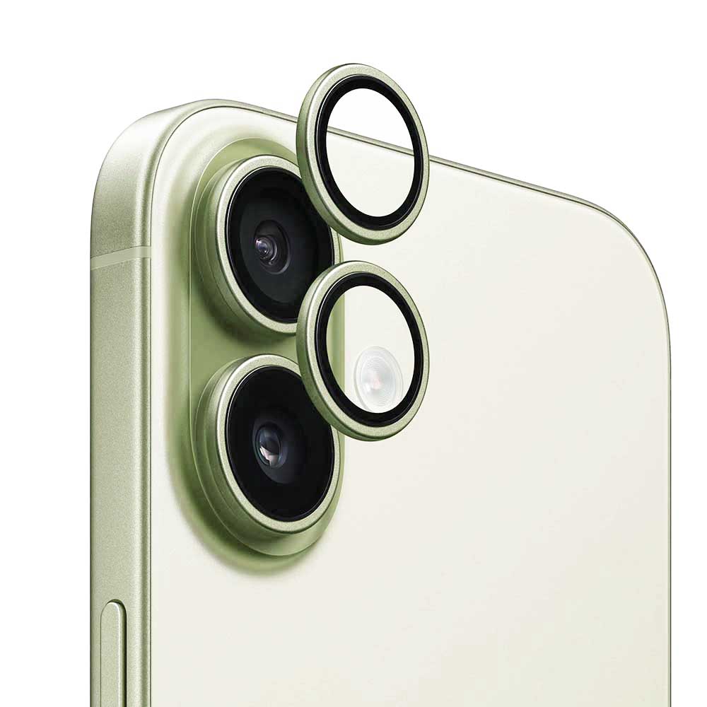 Pellicola protettiva Anank AR per fotocamera posteriore per Apple iPhone 17, Vetro Temperato, Verde