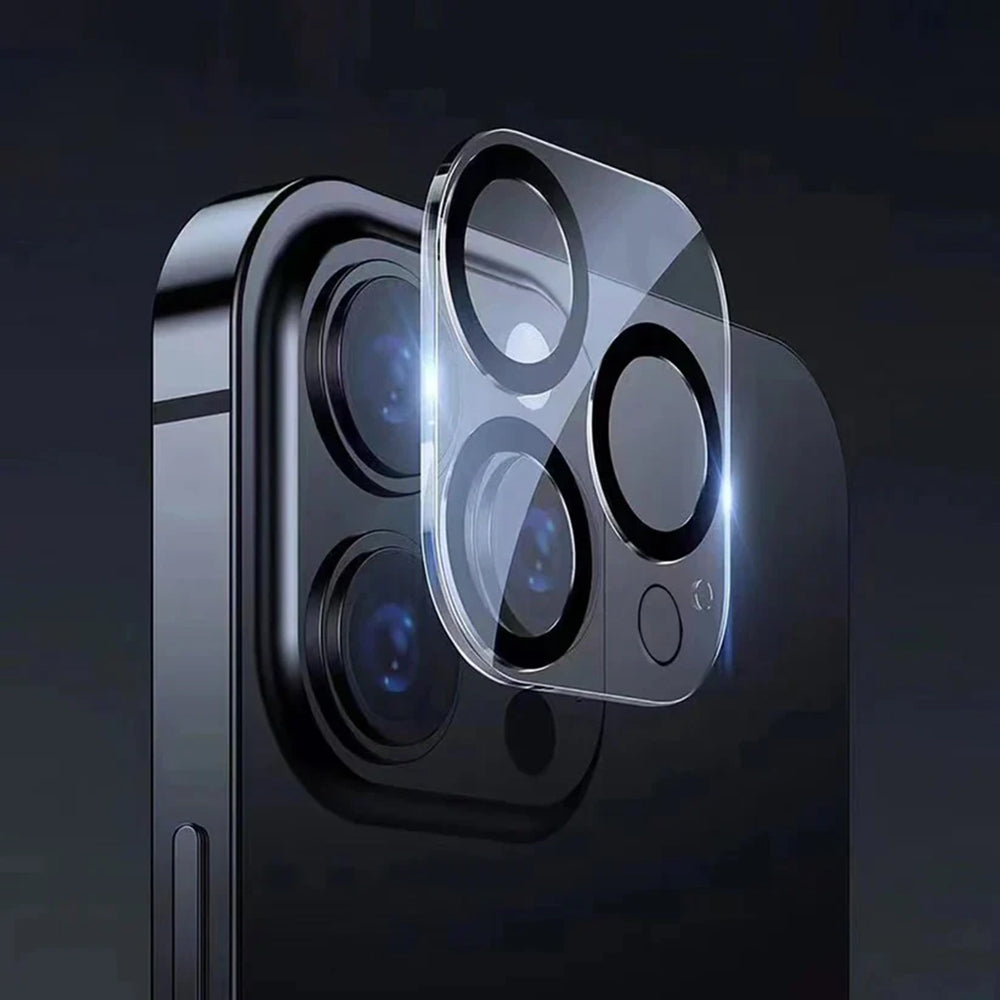 Pellicola protettiva per fotocamera posteriore Anank Guard per Apple iPhone 16 Plus / 16, vetro temperato, nero