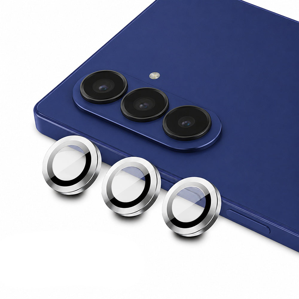 Pellicola protettiva per fotocamera posteriore Blueo per Samsung Galaxy Z Fold8 Ultra F976 / Z Fold7 F966, Vetro temperato, Argento