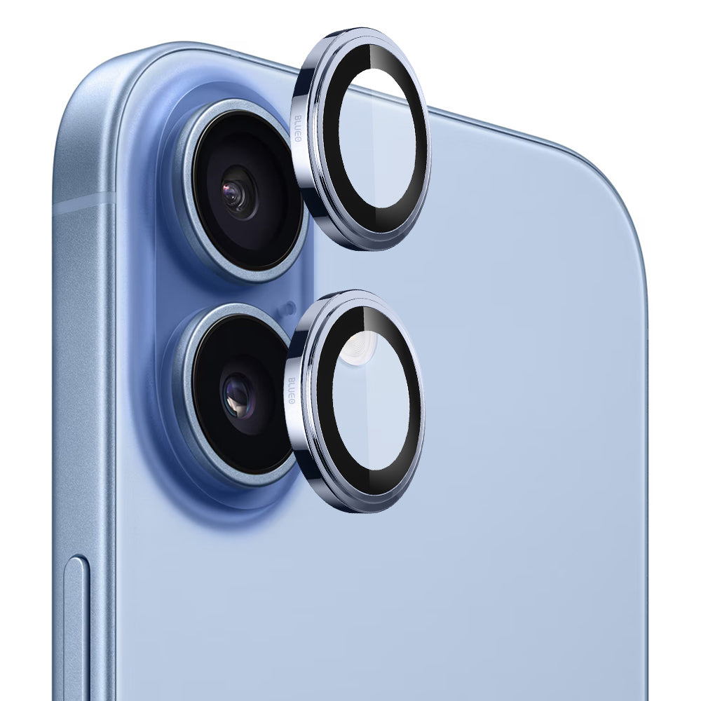Film de protection Caméra Arrière Blueo Sapphire Crystal pour Apple iPhone 17, Verre Trempé, Bleu
