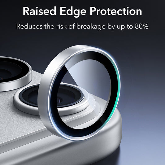 Film de protection pour caméra arrière ESR Armorite pour Apple iPhone 18 Pro / 18 Pro Max, Verre trempé, Argenté