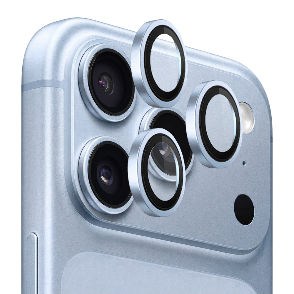 Pellicola protettiva per fotocamera posteriore Lito Titanium AR per Apple iPhone 18 Pro / 18 Pro Max, vetro temperato, blu