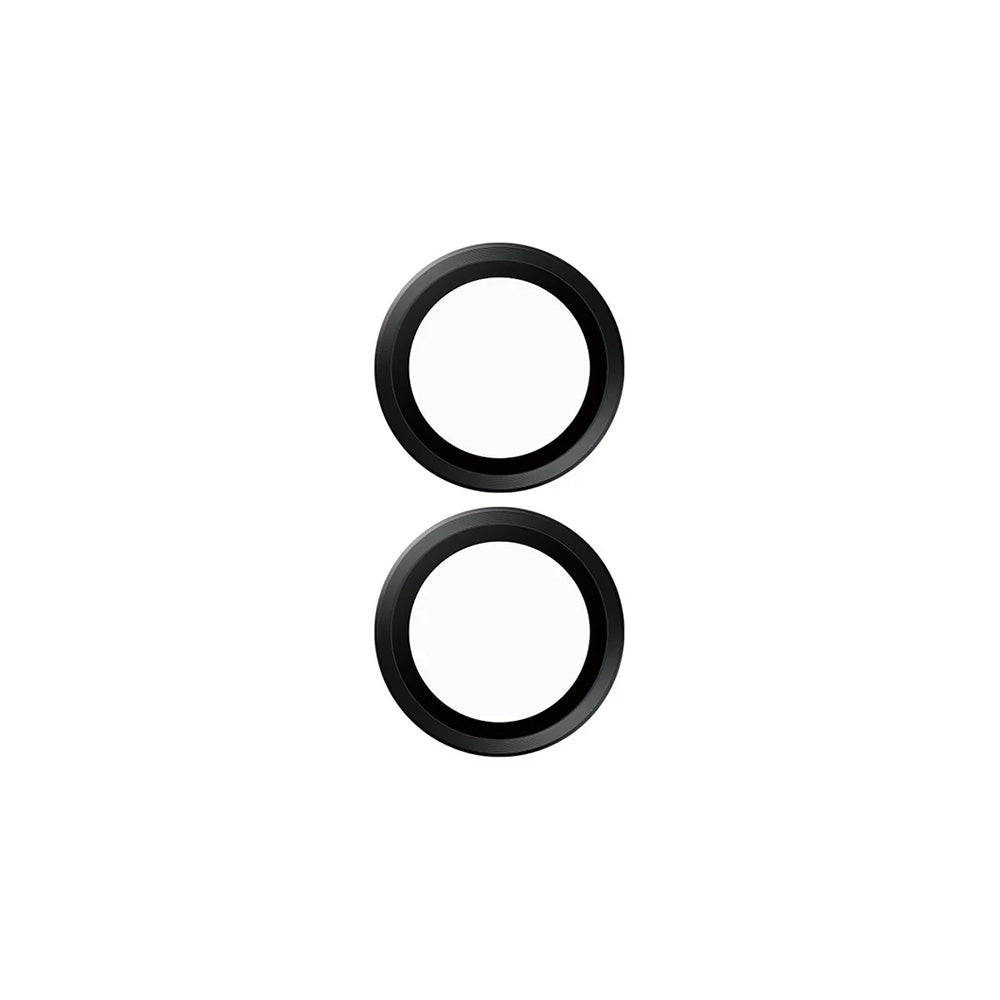 Pellicola protettiva per Fotocamera Posteriore PanzerGlass Hoops per Apple iPhone 16 Plus / 16, Vetro Temperato, Nero
