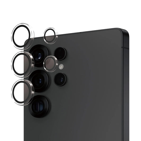 Schutzfolie PanzerGlass Hoops für die Rückkamera des Samsung Galaxy S25 Ultra S938, gehärtetes Glas, Transparent