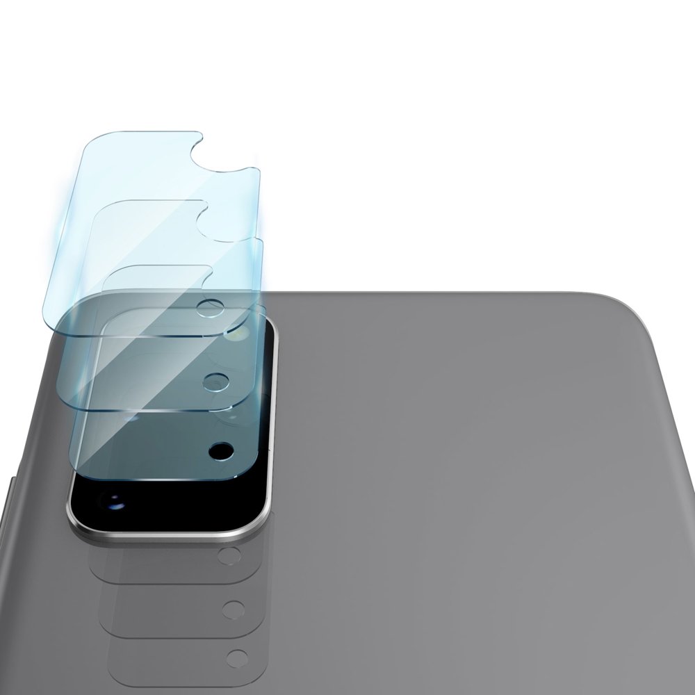 Film de protection pour caméra arrière Ringke IDGL pour Samsung Galaxy S20+ 5G G986 / S20+ G985, Verre trempé, Lot de 3 pièces, Transparent
