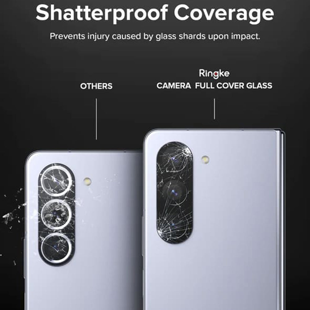 Ringke Rückkamera-Schutzfolie für Samsung Galaxy Z Fold5 F946, gehärtetes Glas, 2 Stück Set, transparent