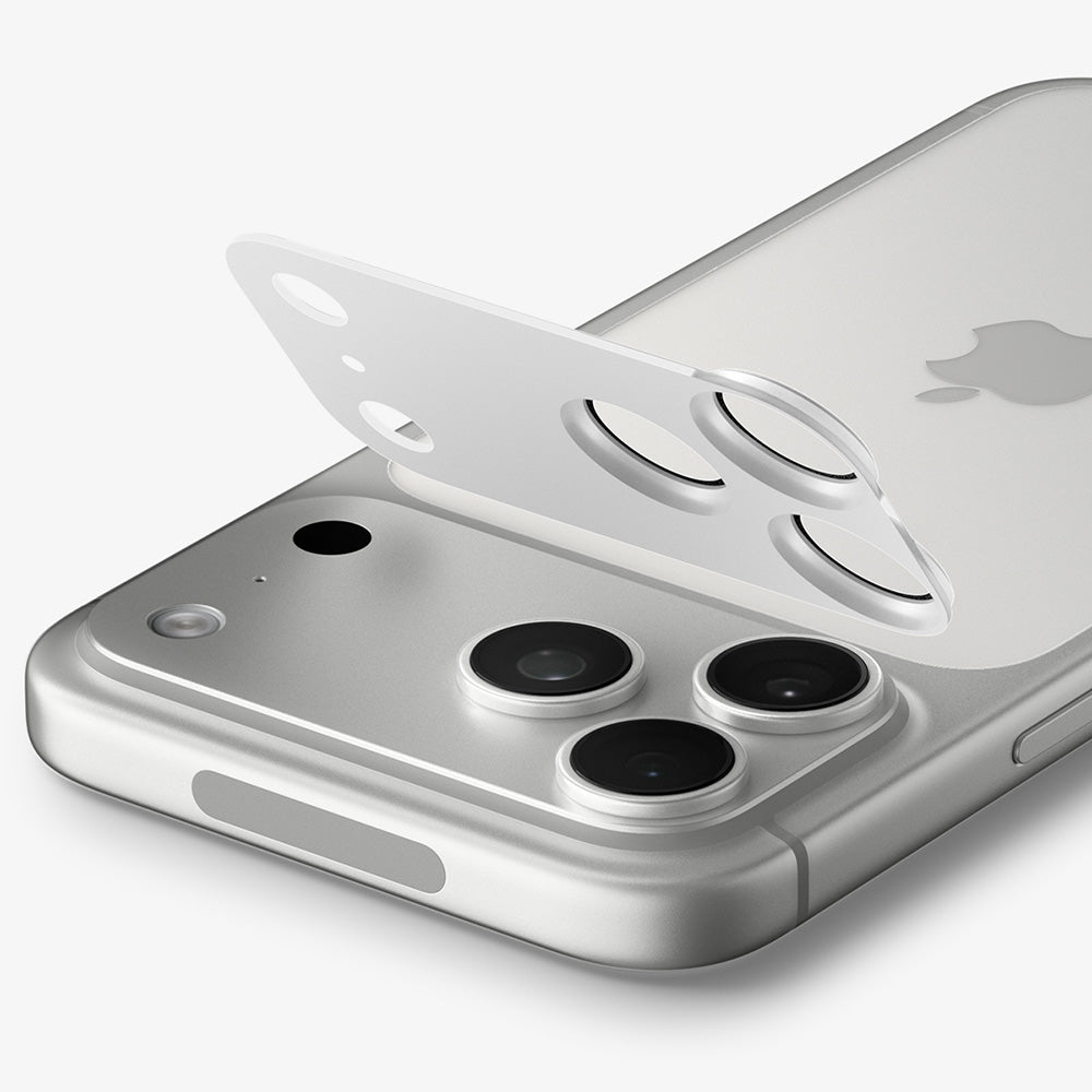 Film de protection pour caméra arrière Spigen GlastR EZ FIT Optik Pro XL pour Apple iPhone 18 Pro, Verre trempé, Argenté AGL12038