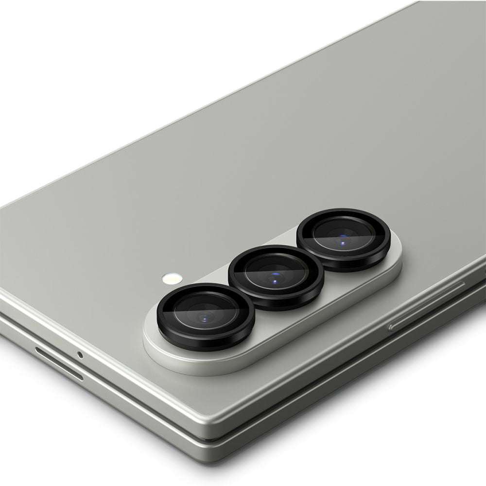 Film de protection pour caméra arrière Spigen GlastR EZ FIT Optik Pro HD pour Samsung Galaxy Z Fold7 F966, Verre Trempé, Lot de 2 pièces, Noir AGL09581