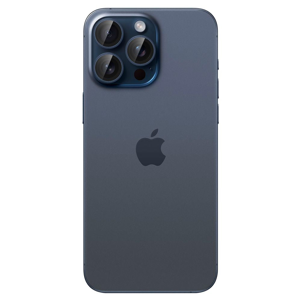 Pellicola Protettiva Posteriore Spigen GlastR EZ FIT Optik Pro per Apple iPhone 16 Pro Max / 16 Pro, Vetro Temperato, Set 2 pezzi, Blu