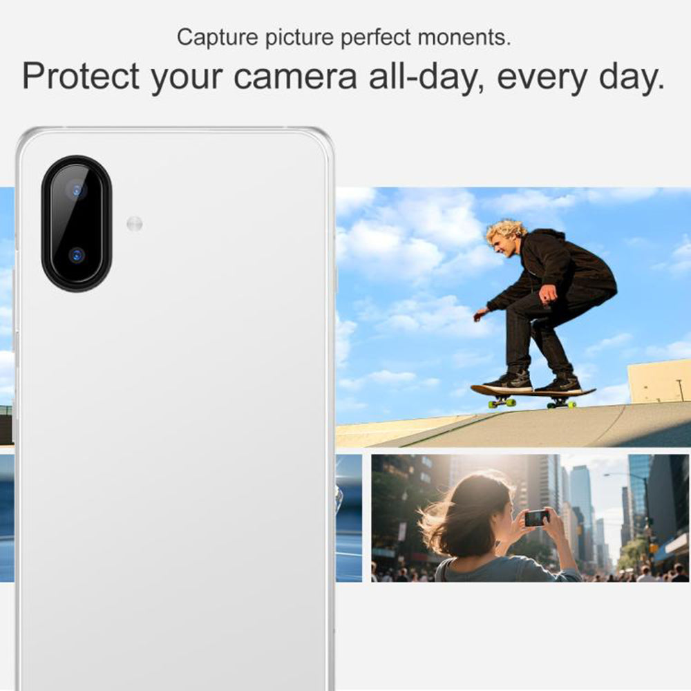 Film de protection pour caméra arrière Techsuit pour Samsung Galaxy A07 4G A075, Verre trempé, Noir