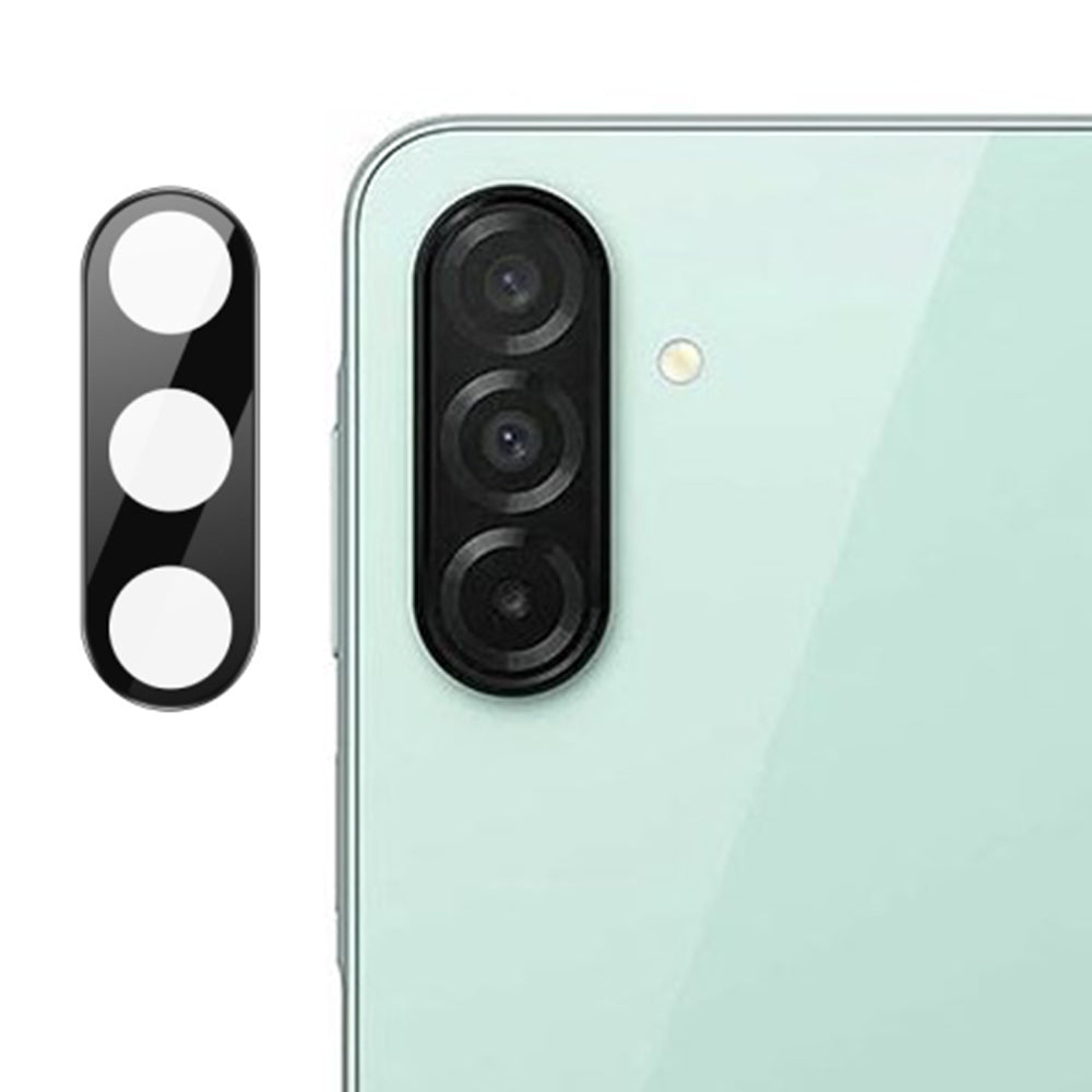 Pellicola protettiva per fotocamera posteriore Techsuit per Samsung Galaxy A26 A266, vetro temperato, nero