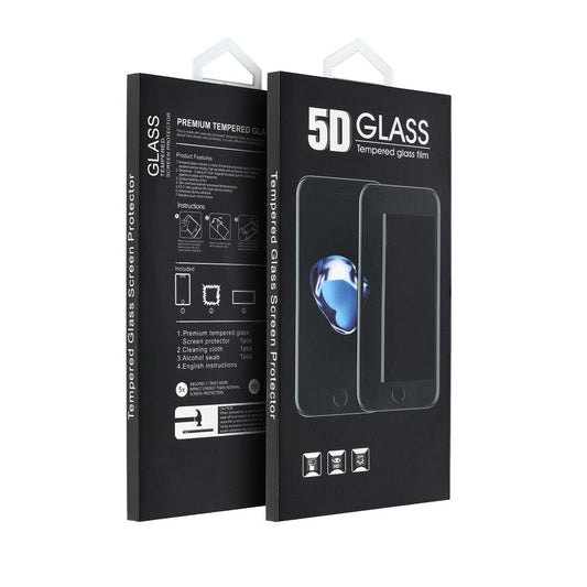 OEM Screen Protector for Huawei P30 lite New Edition / P30 lite, Glass Shielded, Full Glue, 5D, Black