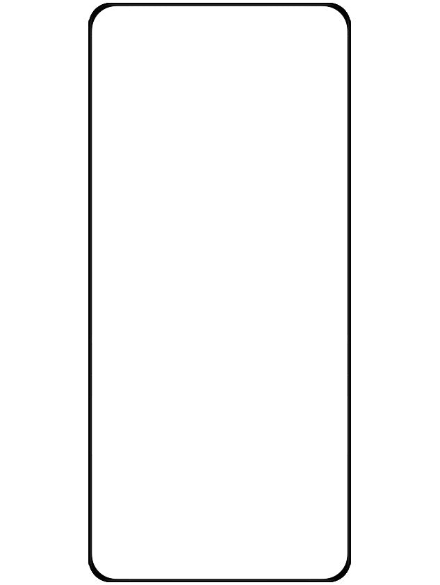 Protezione dello schermo OEM OG Premium per Samsung Galaxy S21 5G G991, vetro protettivo, colla completa, nero