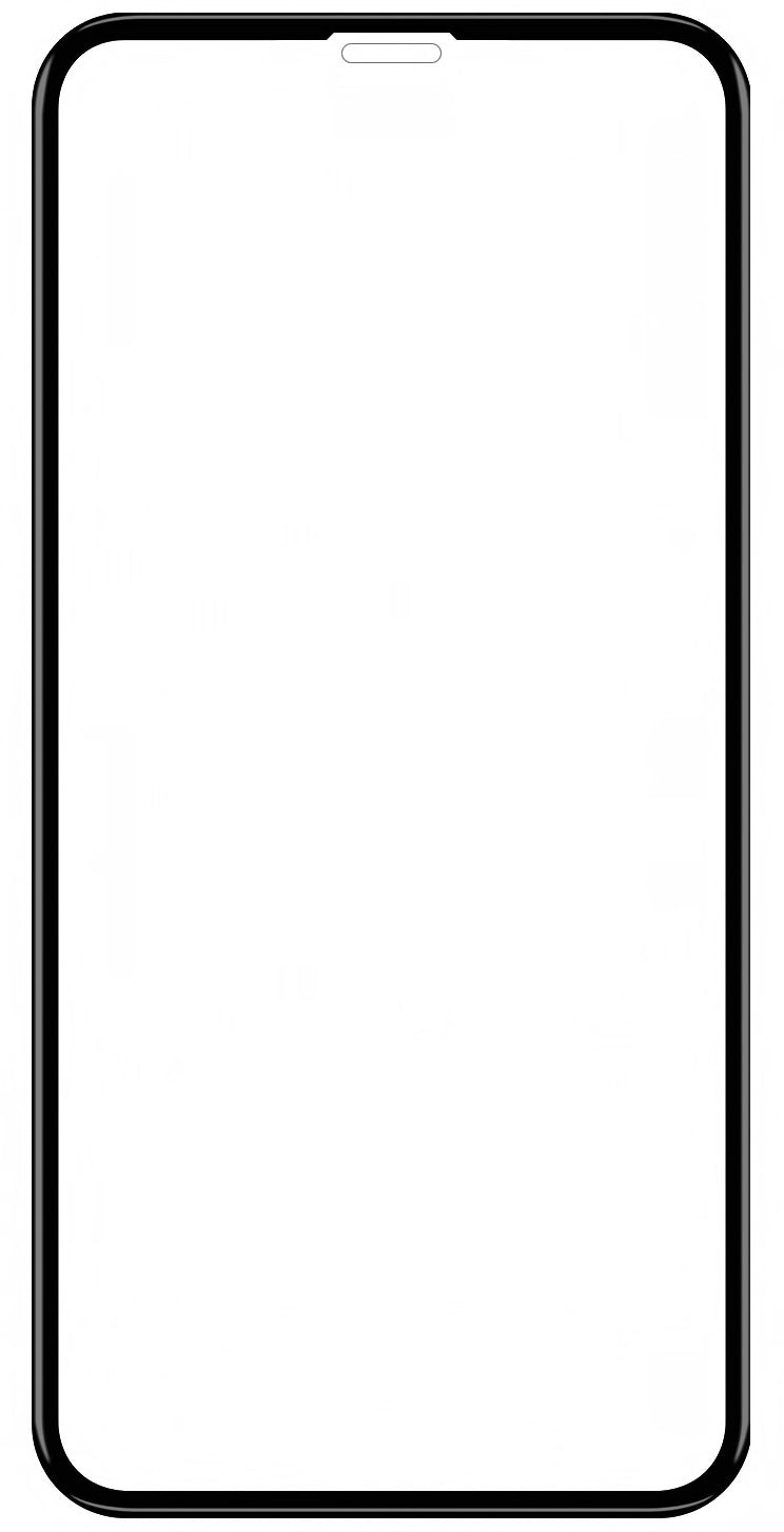 Veason Screen Protector per Apple iPhone 11/XR, vetro protetto, colla completa, 6D, nero