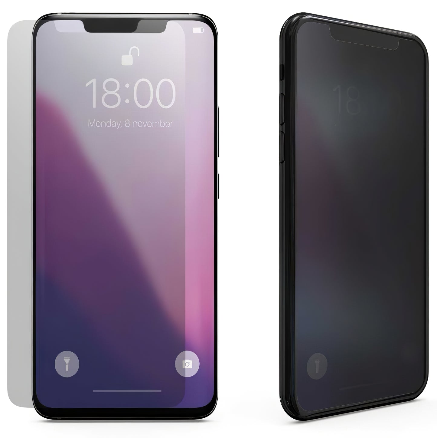Proteggi schermo OEM Privacy per Samsung Galaxy A25 A256 / A24 4G, vetro protetto, colla completa