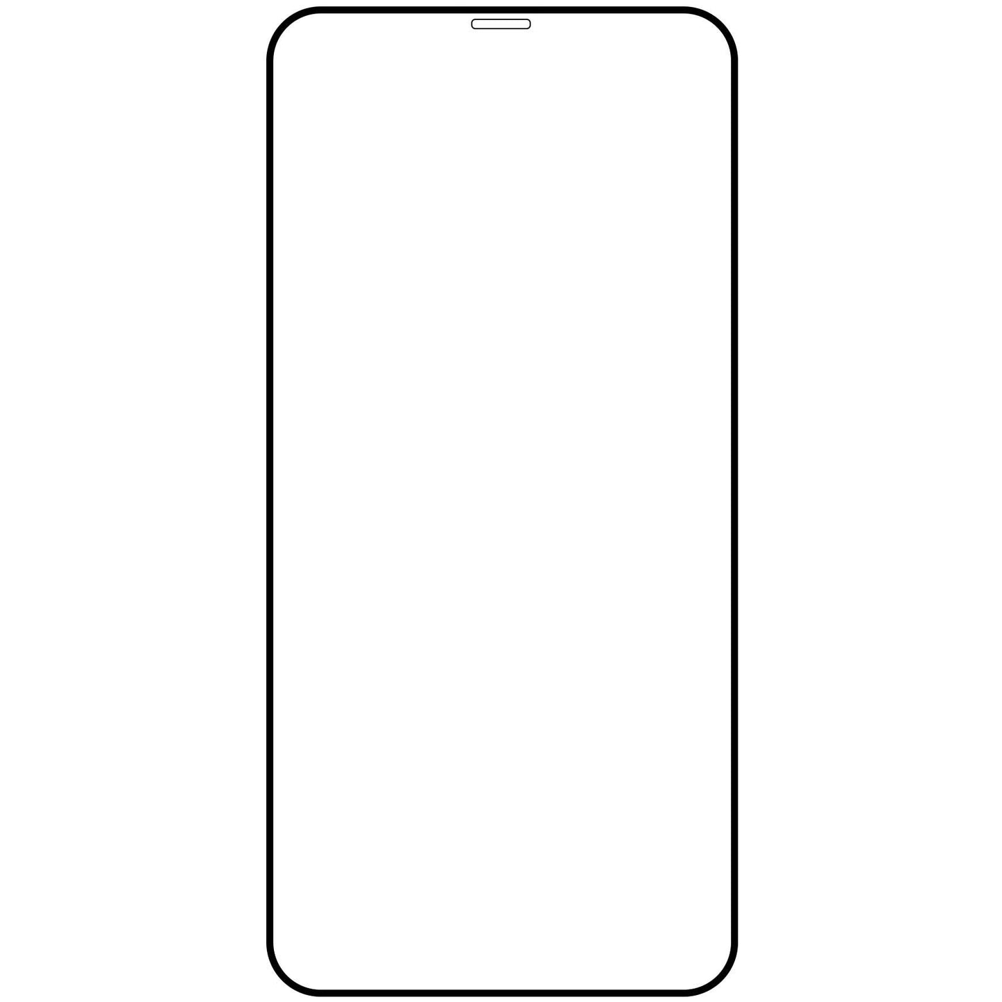 Protezione dello schermo Veason PRO per Apple iPhone 12 Pro Max, vetro protetto, colla completa, 6D, nero