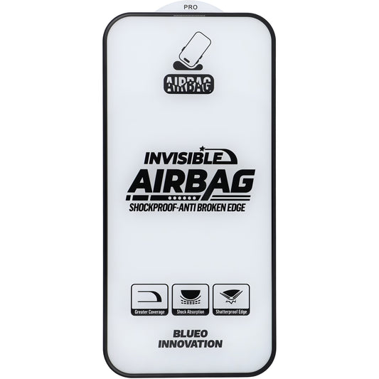 Protection d'écran Mr Monkey Glass Anti-broken pour Apple iPhone 16 Pro, Verre blindé, Full Glue, 5D, Noir